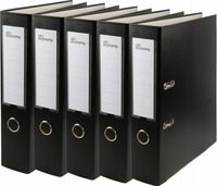 SEGREGATOR A4 SZEROKI 75mm OKUTY CZARNY x 5 szt