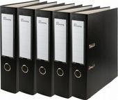 SEGREGATOR A4 SZEROKI 75mm OKUTY CZARNY x 5 szt