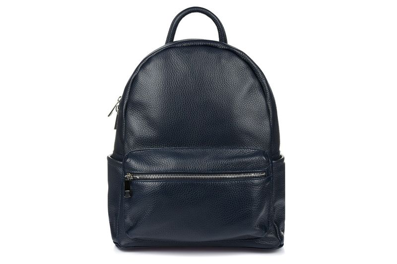 Skórzany plecak A4 duży pojemny do szkoły Włoski kremowy P16 zdjęcie 2