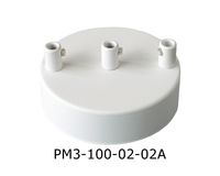 Podsufitka Biała 3 otwory 100mm + biały hamulec