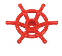 Ster Kapitana koło sterowe CZERWONE