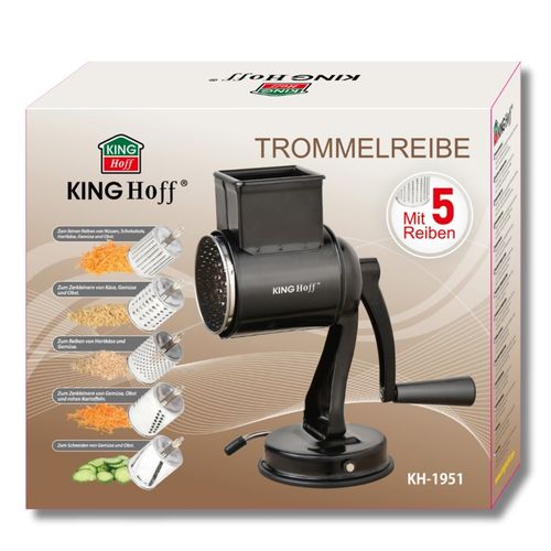 maszynka tarka bębnowa do tarcia owarzyw orzechów sera kinghoff kh-1951 na Arena.pl