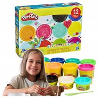 CIASTOLINA PLAY-DOH MASA PLASTYCZNA ZESTAW DUŻO KLORÓW 12 tub 567g PLAYDOH