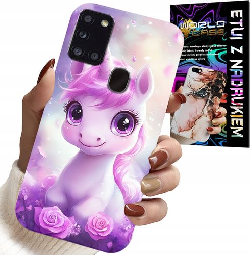 ETUI DO SAMSUNG GALAXY A21s - SŁODKI JEDNOROŻEC, WZORY DLA DZIECI CASE na Arena.pl