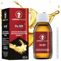 Witamina D3 OH B3 B12 Magnez K2MK7 Końska Dawka Płyn 125 ml Suplement Diety