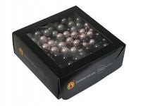 Bombki szklane drucik BEŻ ZIELEŃ SZMARAGD 2cm/144