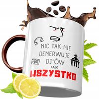 Kubek Bordowy Dla Dja Na Urodziny Prezent Z Nadrukiem Ze Zdjęciem