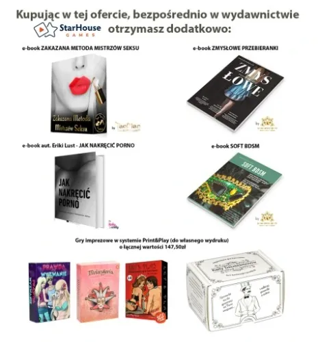 GRA EROTYCZNA Arkana Miłości DELUXE gadżety PREZENT NA WALENTYNKI na Arena.pl