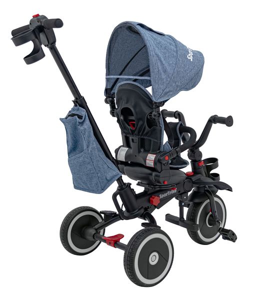 Rowerek Trzykołowy Rider Niebieski Sportrike zdjęcie 5