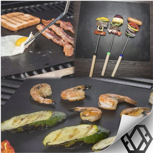 12x MATA DO GRILLA TEFLONOWA PODKŁADKA DO PIECZENIA TACKA WIELORAZOWA na Arena.pl