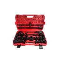 NASADKI UDAROWE WZMOCNIONE KLUCZE UDAROWE 3/4" 12 KĄTNE 26 SZTUK KRAFT&DELE