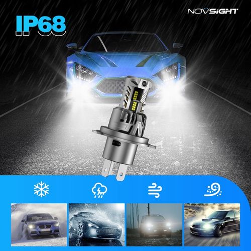 ŻARÓWKI LED H4 +700% BARDZO MOCNE BIAŁE 6500K 1:1 CANBUS na Arena.pl