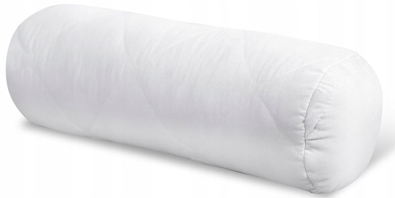 2x PODUSZKA WAŁEK 15x40 ZAGŁÓWEK GRUBY PIKOWANY ANTYALERGICZNY zdjęcie 2