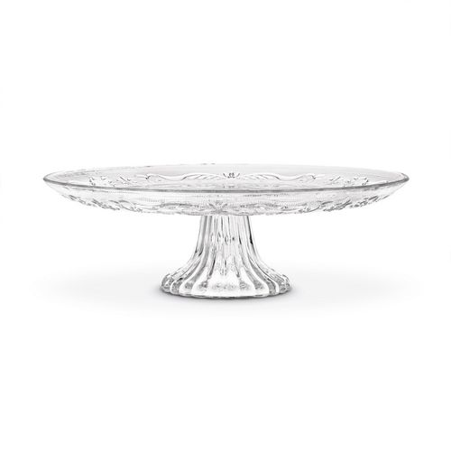 SZKLANA PATERA na ciasto NA BABECZKI patera NA NÓŻCE 30cm Roso Tadar na Arena.pl