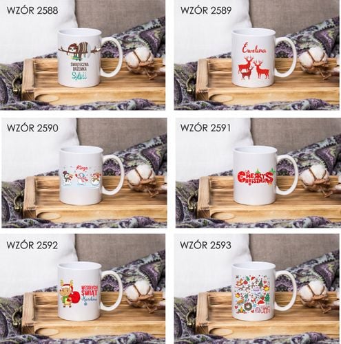 Kubek z imieniem PREZENT WESOŁYCH ŚWIĄT na Arena.pl