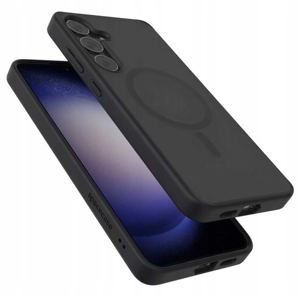 Spacecase Hybrid Mag Galaxy S24+ Black zdjęcie 3
