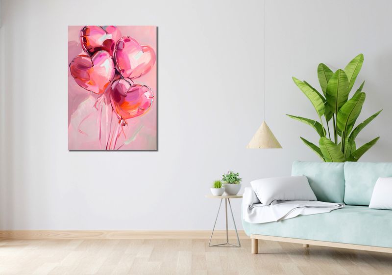 Obraz 70x100cm Miłość w Powietrzu zdjęcie 2
