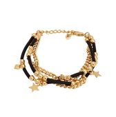 bransoletka gwiazdki i serduszka (b21/ten/01au)