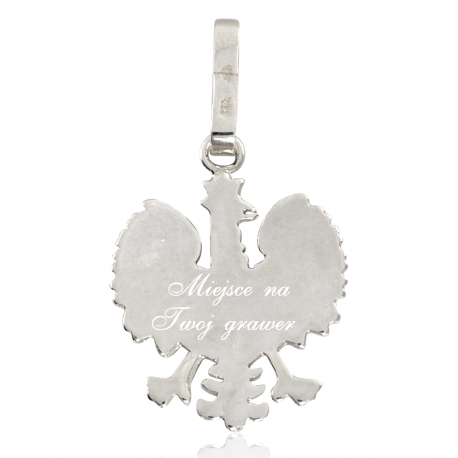 SREBRNY WISIOREK ORZEŁ Z HERBU POLSKI SREBRO PRÓBY 925 na Arena.pl