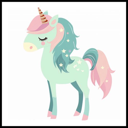 Plakat 90x90cm Jednorożec Marzeń na Arena.pl