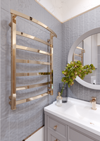 ELNA Luksusowy Złoty Grzejnik łazienkowy elektryczny Katerina 7 GOLD