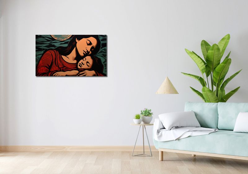 Obraz 90x50cm Matczyne Więzi zdjęcie 2