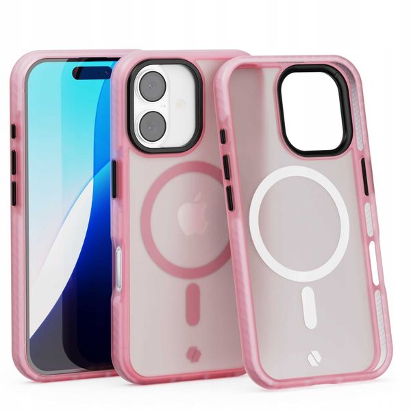 Spacecase Hybrid Fusion Mag Iphone 16 Pink zdjęcie 1