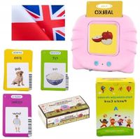 CZYTNIK KART NAUKA MÓWIENIA SŁÓWEK SŁÓW ANGIELSKI POLSKI 448 SŁÓW 3 TRYBY