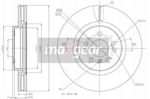TARCZA HAM. DB P. W164/W251 MAXGEAR na Arena.pl