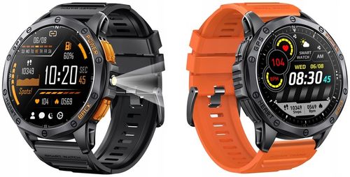 SMARTWATCH MĘSKI GPS MENU POLSKIE WODOODPORNY SPORT ROZMOWY SMART WATCH PL na Arena.pl