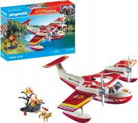PLAYMOBIL ACTION HEROES 71463 SAMOLOT STRAŻY POŻARNEJ Z FUNKCJĄ GASZENIA