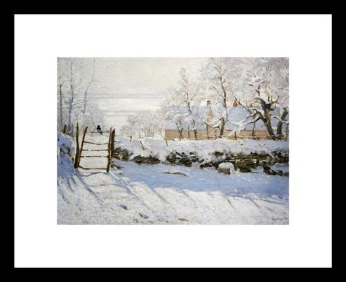 Plakat 18x13cm The Magpie, Monet Vintage do Salonu na Arena.pl