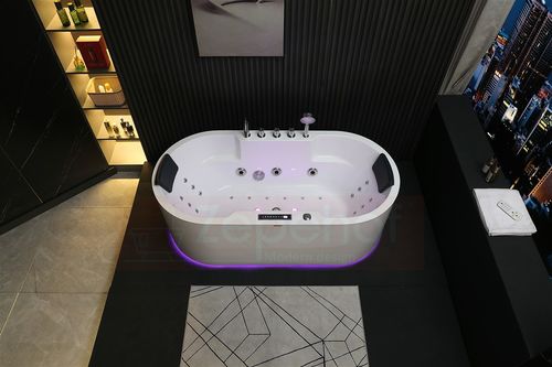 Wirujące dysze Wanna z hydromasażem BZX-675 prostokątna 170cmx850cmx60cm z na Arena.pl