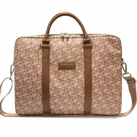 guess torba gucb15hgcfsew 16brązowy/brown gcube stripes