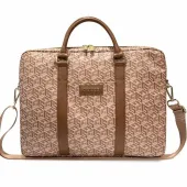 guess torba gucb15hgcfsew 16brązowy/brown gcube stripes