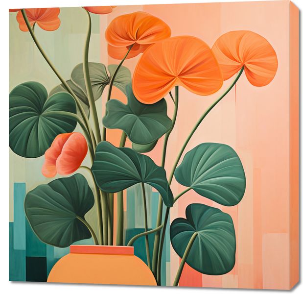 Obraz 90x90cm Kwiatowa Harmonia zdjęcie 1