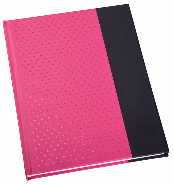 Notatnik SIGNUM w formacie A5, magenta zdjęcie 1