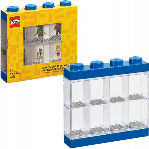 4065 - LEGO - Witryna Niebieska Na 8 Minifigurek na Arena.pl