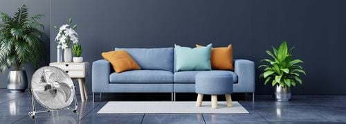 WENTYLATOR STOJĄCY WIATRAK PODŁOGOWY PRZEMYSŁOWY CYRKULATOR POWIETRZA 50W na Arena.pl