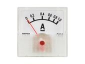 Miernik analogowy amperomierz kwadrat mini 1A + bocznik