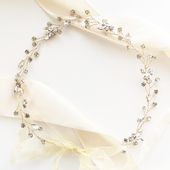 Opaska ślubna złota z cyrkoniami delikatna i błyszcząca 4-0134