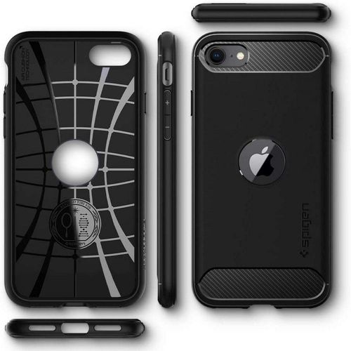 SPIGEN RUGGED ARMOR IPHONE SE 2020  BLACK na Arena.pl