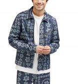 LEE 101 91B JACQUARD ZIPPER JACKET L97HJQ41 r,36