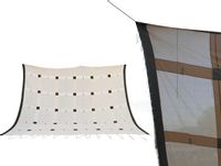 Oryginalny duży brytyjski żagiel przeciwsłoneczny 11,5 x 9,95 m