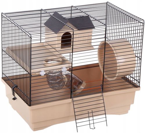 KLATKA DLA CHOMIKA MYSZY DOMEK KOŁOWROTEK TUNELE na Arena.pl