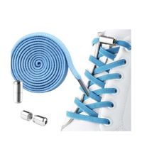 sznurówki do butów elastyczne bez wiązania 2szt niebieskie sdb01n