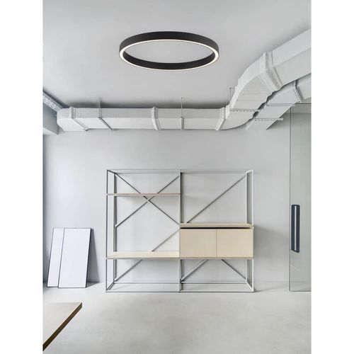 Plafon salonowy nad stół Milpa LE43279 LED 60W 3000K ściemniany czarny na Arena.pl