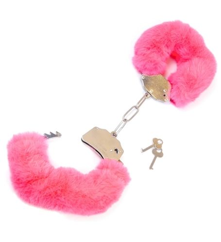 Kajdanki z puszystym różowym futerkiem na Arena.pl