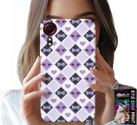 ETUI DO SAMSUNG GALAXY XCOVER 7 - MODNE SERCA KOKARDKI KOKARDA + SZKŁO