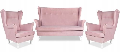 Zestaw wypoczynkowy mebli uszak ARI sofa fotele skandynawskie Family Meble na Arena.pl